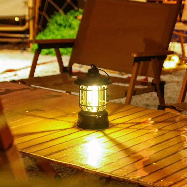 Camping Lantern with Adjustable Brightness and Touch Control, 6-Hour Rechargeable Battery
