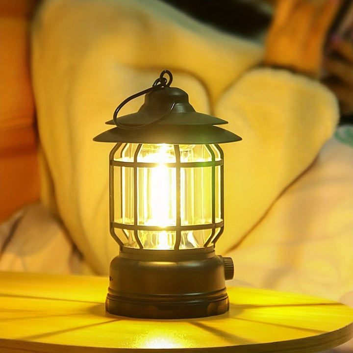 Camping Lantern with Adjustable Brightness and Touch Control, 6-Hour Rechargeable Battery