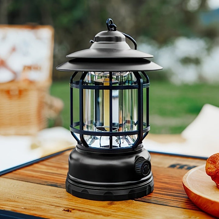 Camping Lantern with Adjustable Brightness and Touch Control, 6-Hour Rechargeable Battery