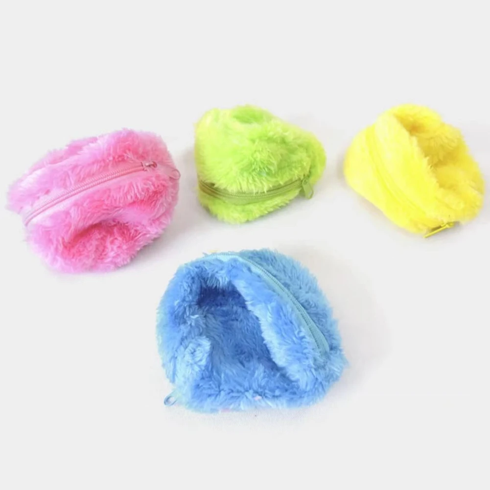 Interactive Dog Toy Ball with Random Rolling Action and Removable Fabric Cover