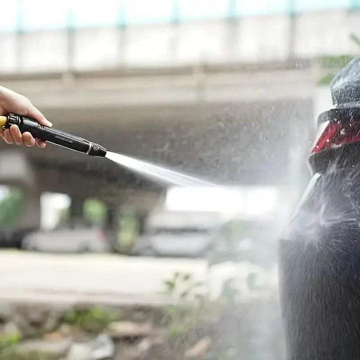 Adjustable Spray Nozzle with Extendable Tube and Trigger Lock for Garden Hose