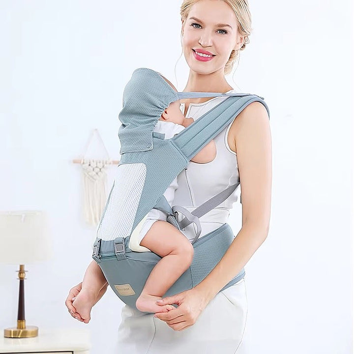 Baby Carrier with Hip Seat and Soft Padding