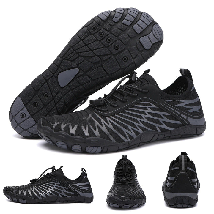 Wide Toe Box Barefoot Shoes with Zero Drop Sole and Drainage Holes