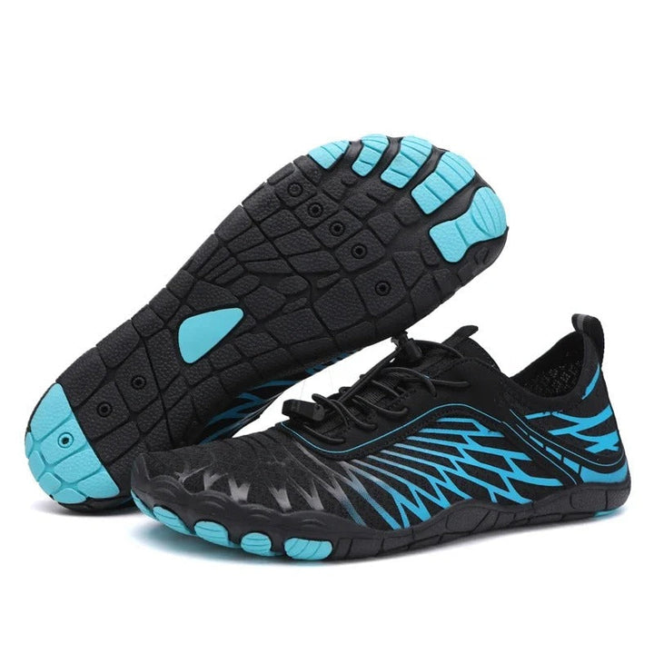 Wide Toe Box Barefoot Shoes with Zero Drop Sole and Drainage Holes