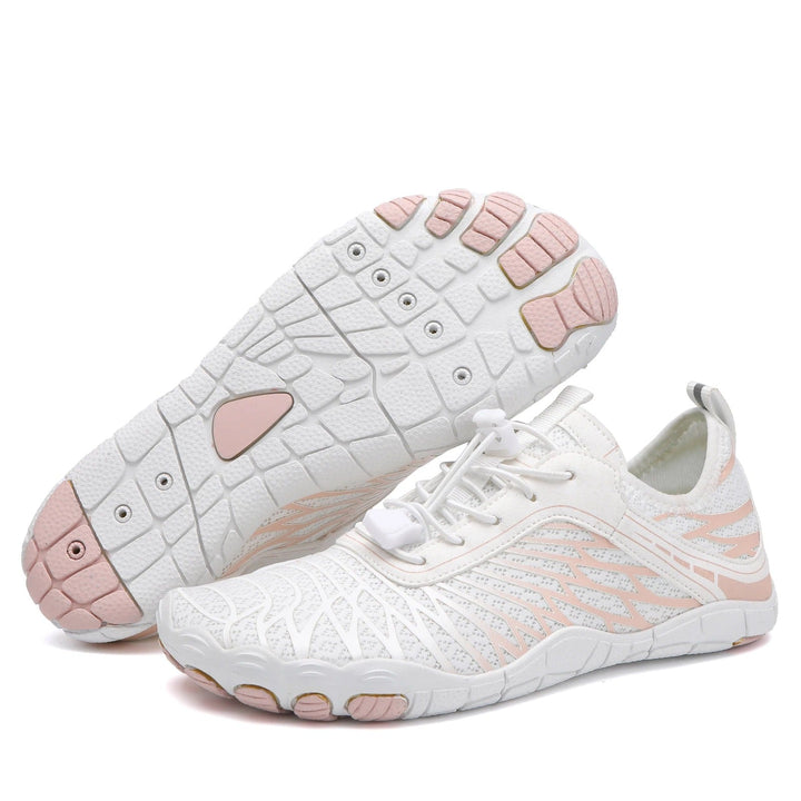 Wide Toe Box Barefoot Shoes with Zero Drop Sole and Drainage Holes