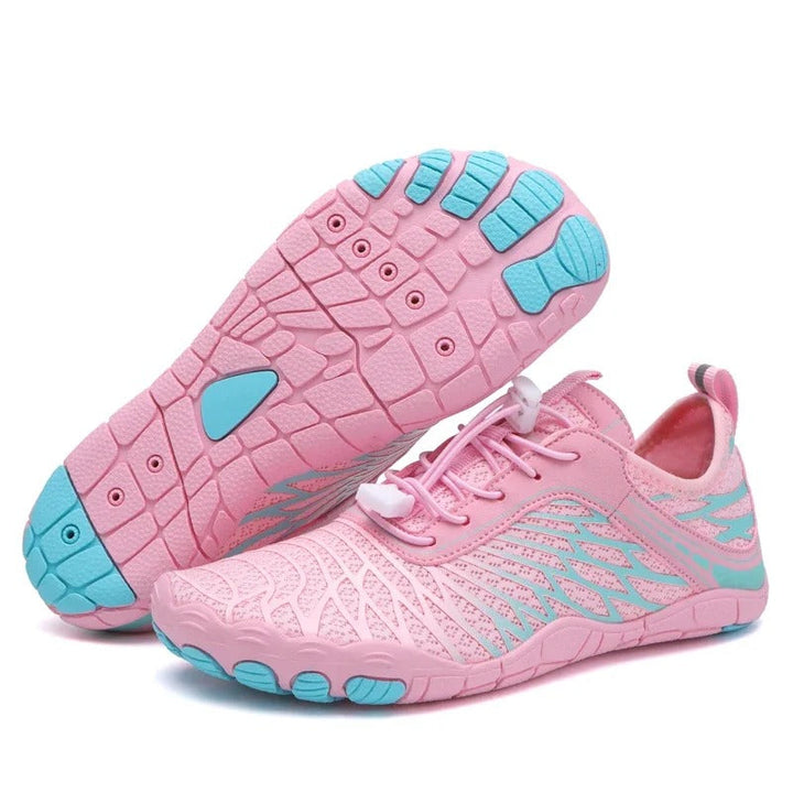 Wide Toe Box Barefoot Shoes with Zero Drop Sole and Drainage Holes