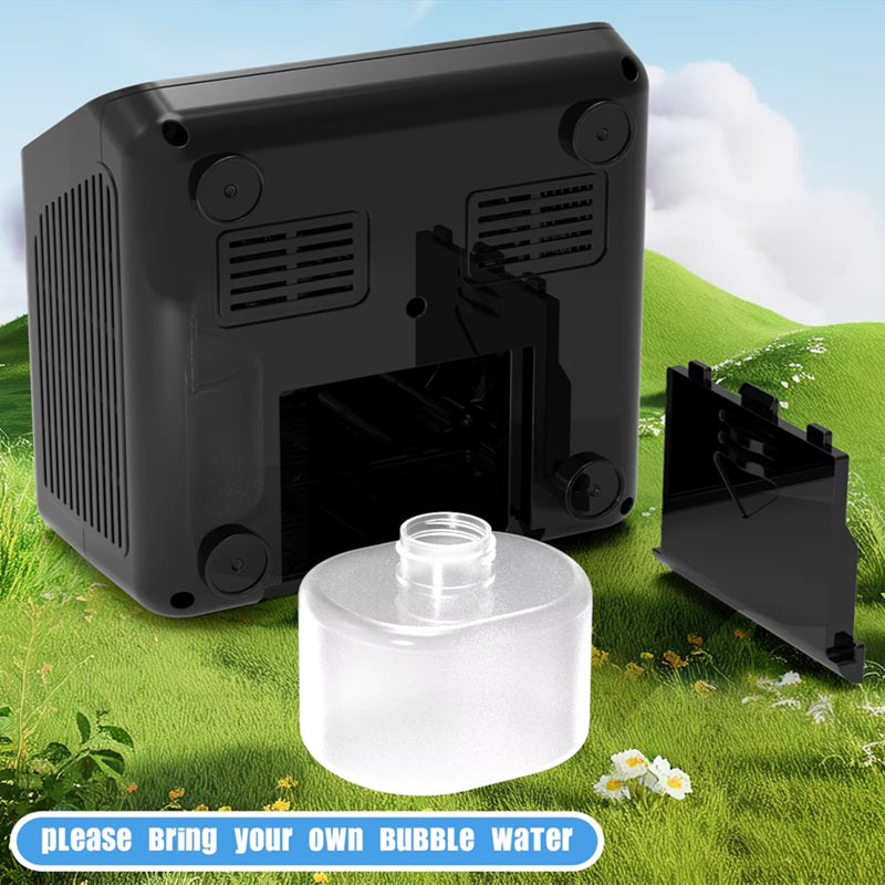 Electric Bubble Machine with 20,000 and up Bubbles Per Minute
