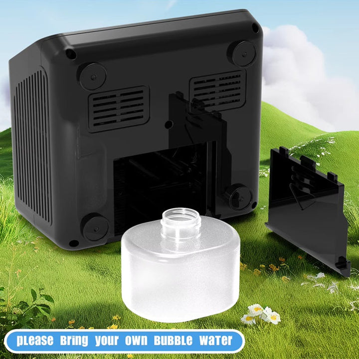 Electric Bubble Machine with 20,000 and up Bubbles Per Minute