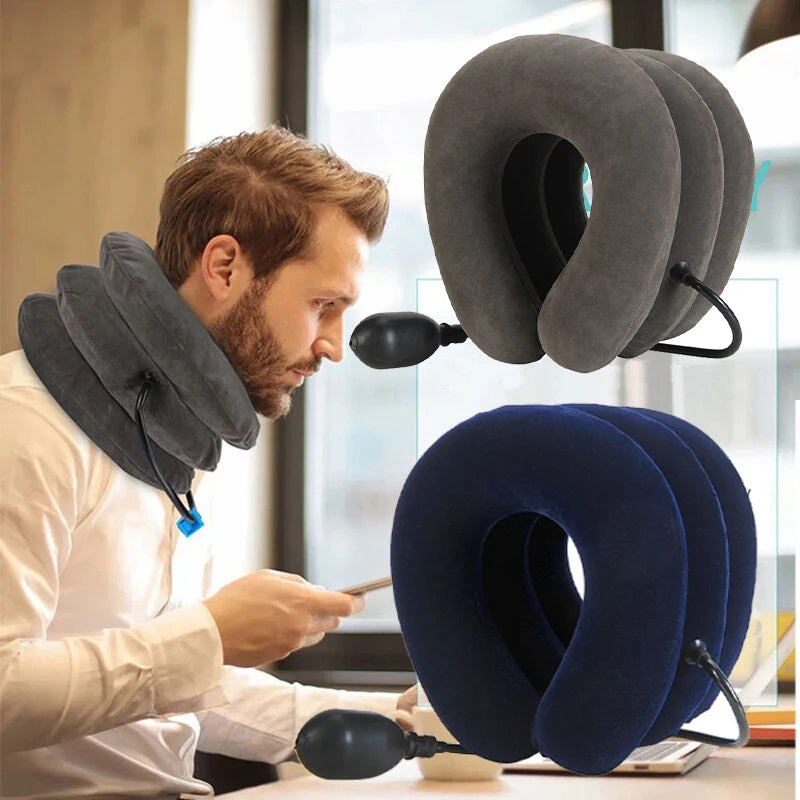 Inflatable Neck Support Pillow