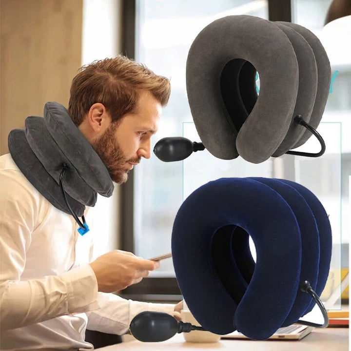 Inflatable Neck Support Pillow
