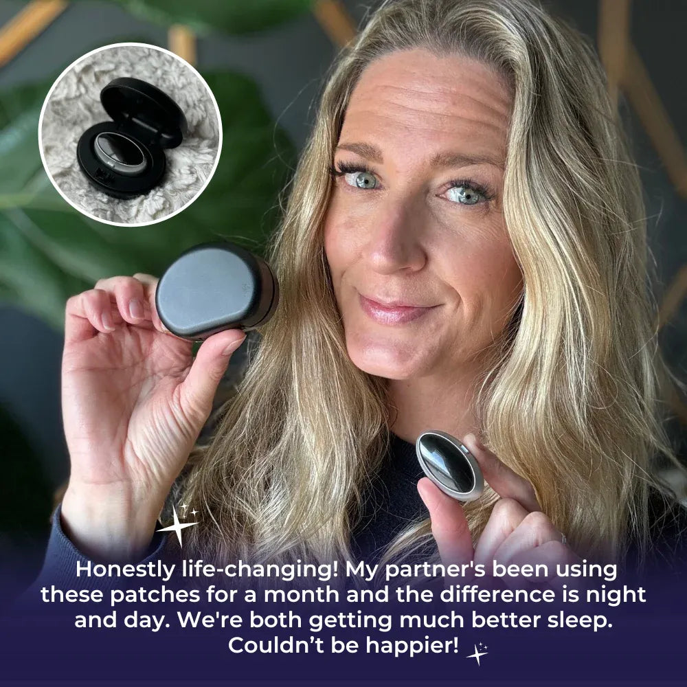 Anti-Snoring Device with Chin Pads and 10-Hour Battery, 3 Intensity Levels