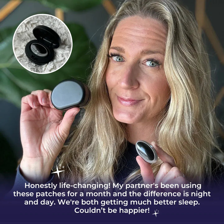Anti-Snoring Device with Chin Pads and 10-Hour Battery, 3 Intensity Levels
