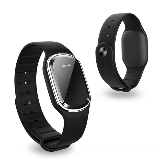 Ultrasonic Mosquito Repellent Bracelet with Adjustable Silicone Band and 130-Hour Battery, Pack of 2