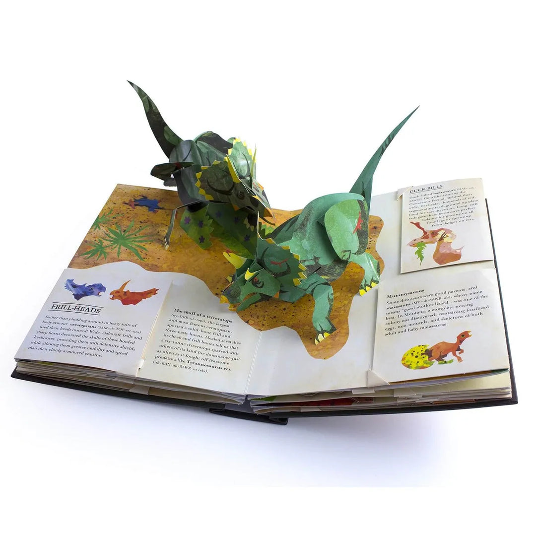 3D Pop-Up Dinosaur Book with Sea Creatures and Educational Facts, Hardcover
