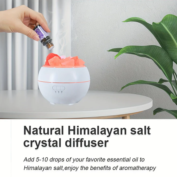 3 in 1 Salt Lamp Essential Oil Diffuser