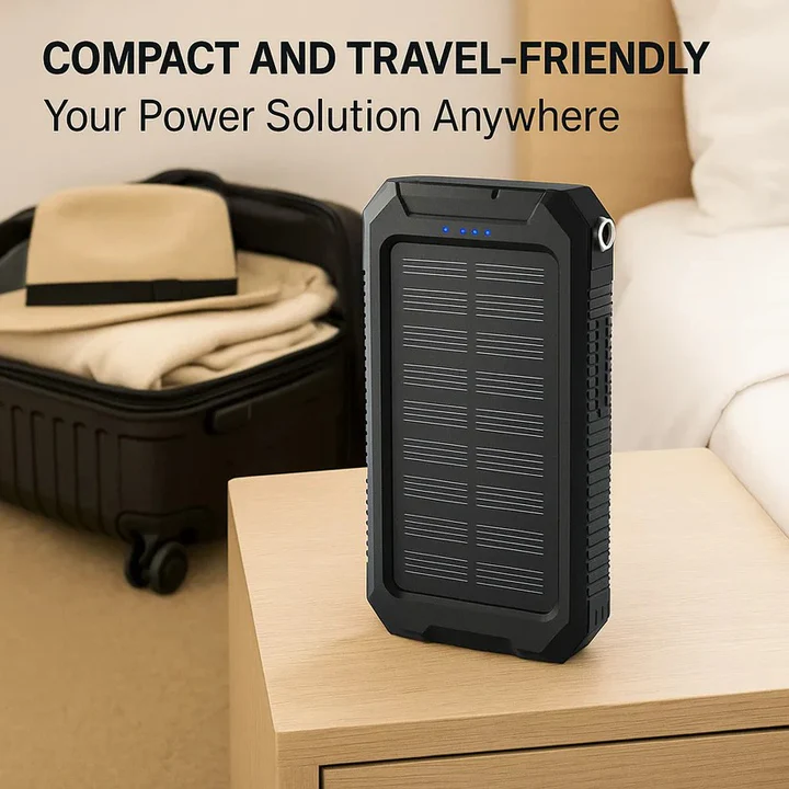 30,000mAh Solar Charger Waterproof Power Bank External