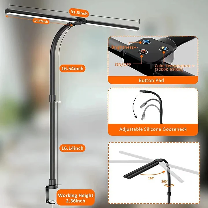 Modern Slimline Desk Lamp