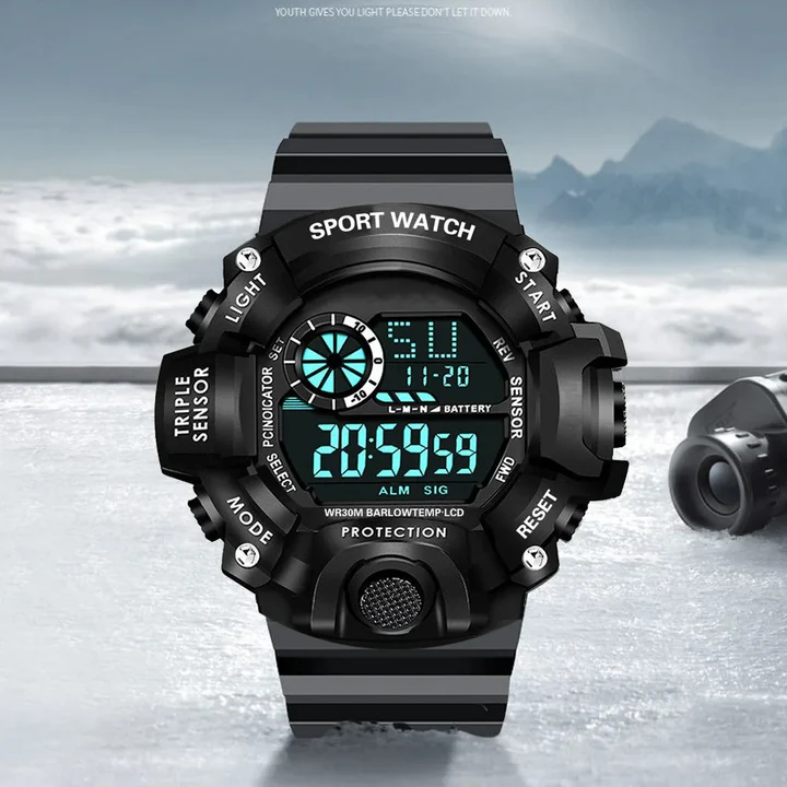 Mens Digital Sports Watch