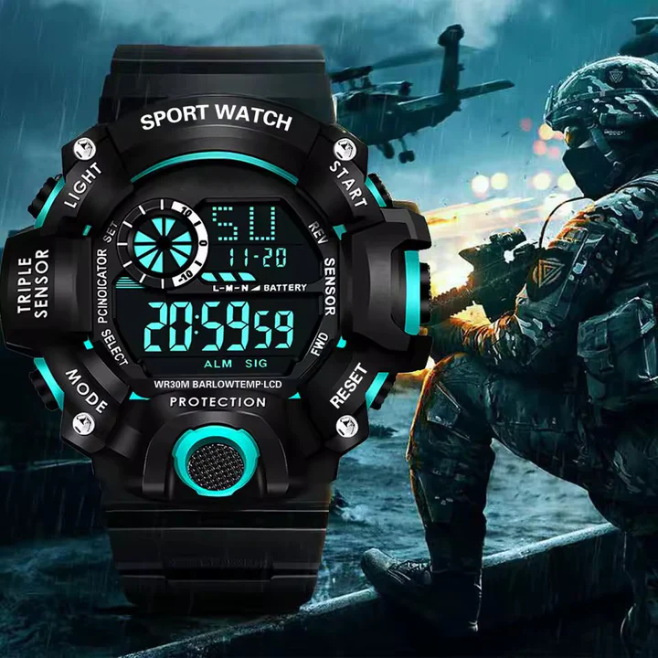 Mens Digital Sports Watch