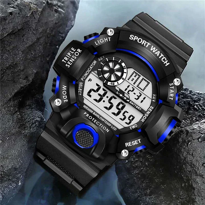 Mens Digital Sports Watch