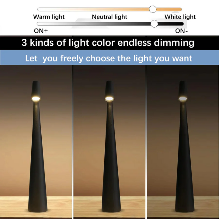 Touch Control Reading Light with Tri colour Dimming