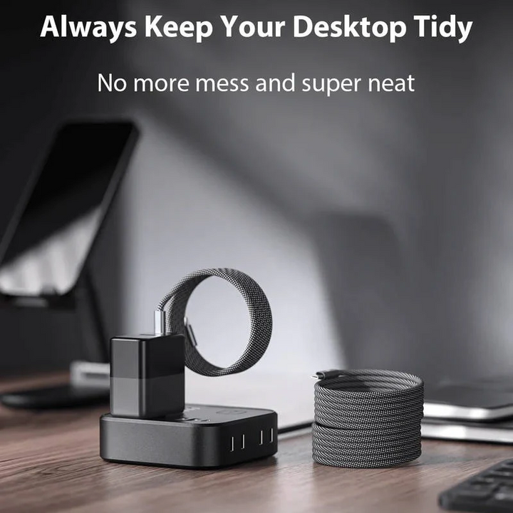 Magnetic Anti Tangle Cable Super Fast Charging