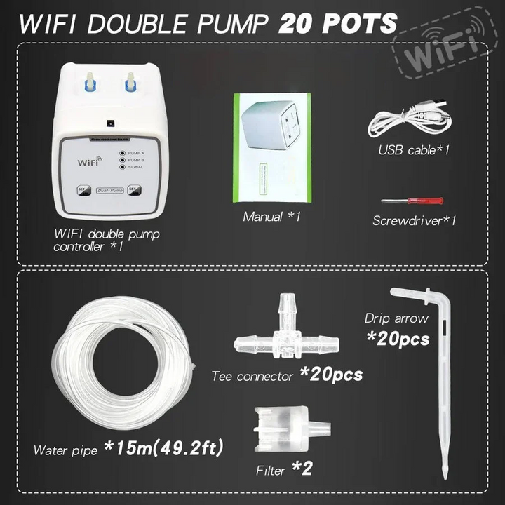 WiFi Smart Automatic Waterer for Plants Up to 20 Pots