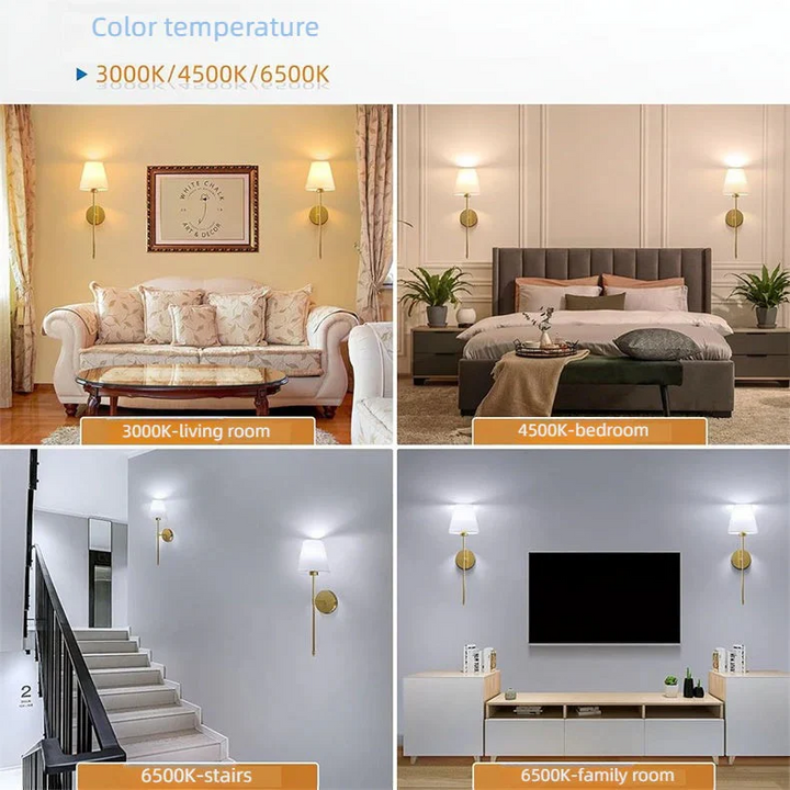 Wireless Wall Lights, Pack of 2