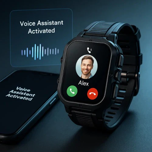 Waterproof Smartwatch,  Fitness Tracking, Bluetooth 5.0