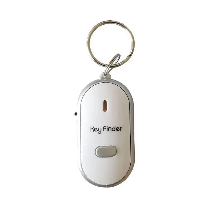 Whistle Activated Key Finder, Sound and Light Alerts, Built-In LED, Battery Included