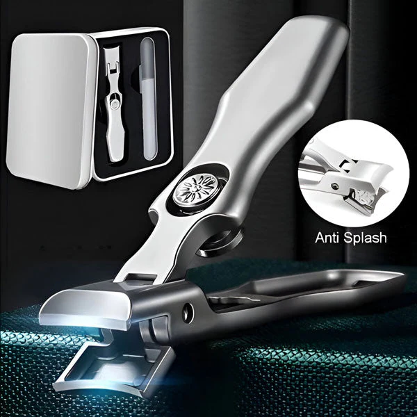 Stainless Steel Nail Clipper, Ergonomic Handle, Compact Travel Design