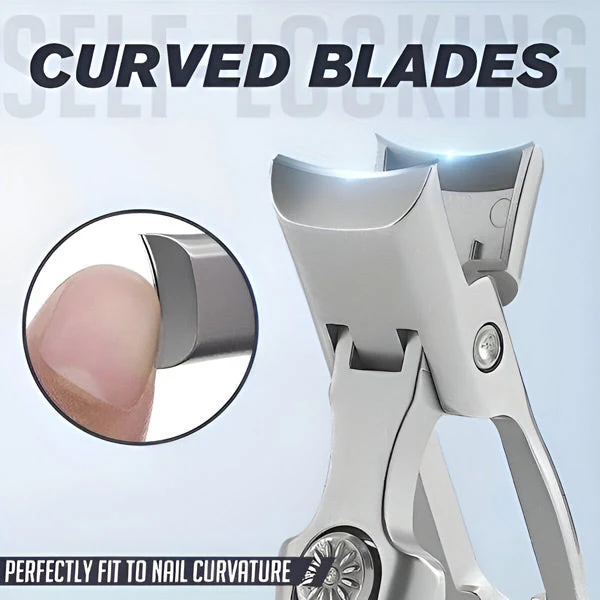 Stainless Steel Nail Clipper, Ergonomic Handle, Compact Travel Design