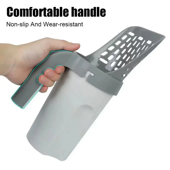 All in One Cat Litter Scoop, grey
