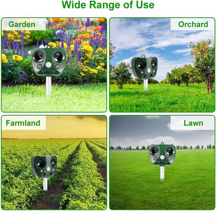 Pigeon Bird Scarer Ultrasonic and Pest Defender