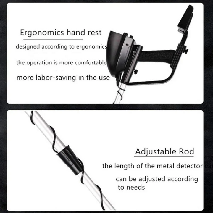 Underground Metal Detector with Search Coil