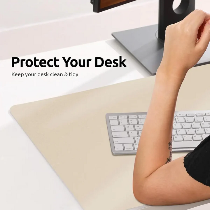 Luxury Leather Desk Pad Smooth Writing and Mouse Surface