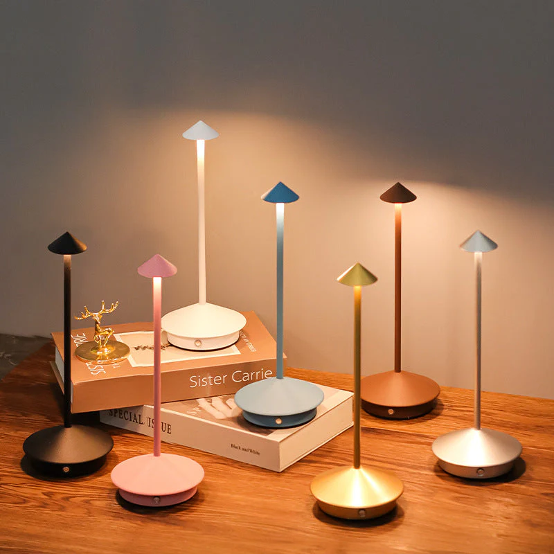 LumiGlow Wireless LED Table Lamp Sleek and Modern Design