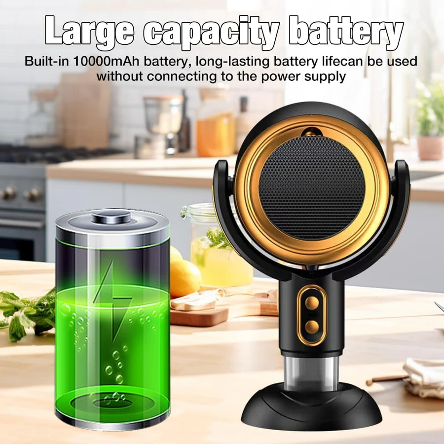 Portable Extractor Hood  Powerful and  Rechargeable