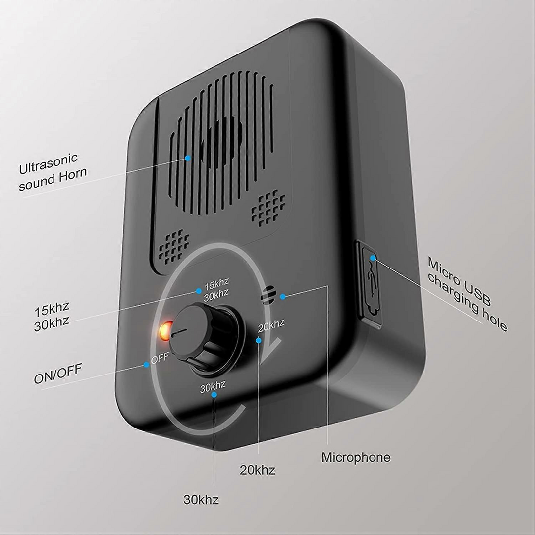 Portable Ultrasonic Barking Deterrent for Dogs