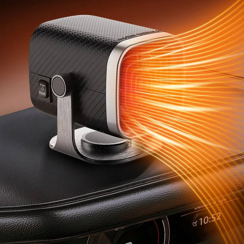 12V/24 Portable Car Heater and Defroster 120W and 150W Fast Heating Ceramic Fan for Windshield Defogging