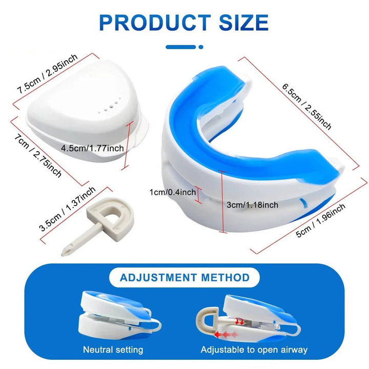 Adjustable Mouthpiece with Custom Moldable Fit