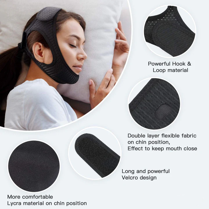 Jaw Support Strap for Comfortable Sleep