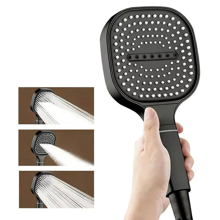 Filtered Shower Head with Adjustable Spray Modes and High Pressure Design