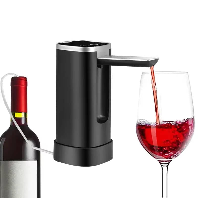 Electric Wine Separator and Aerator, Intelligent Alcohol Dispenser with Fast Air Pump for Bar and Home Use