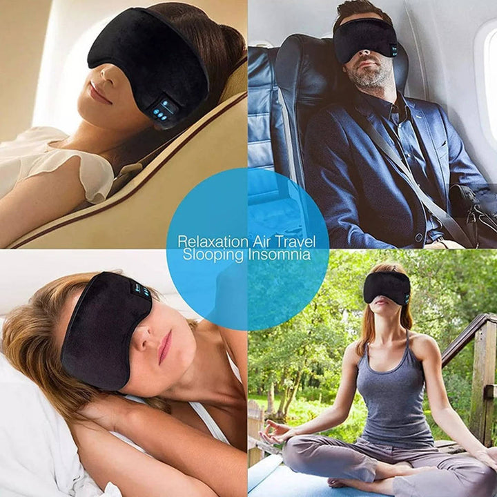 Relaxing Wireless Sleep Headphones with 3D Mask Design