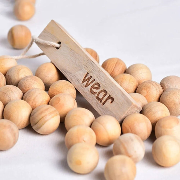 Camphorwood Moth Repellent Balls for Closets and Storage