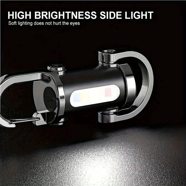 Rechargeable Keychain Flashlight, Work Light