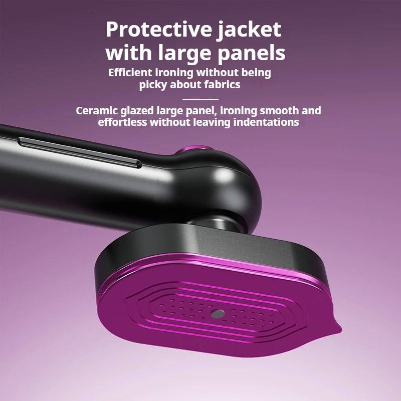 Travel Garment Steamer with Rotating Handle, Fast Heat, Visible Tank