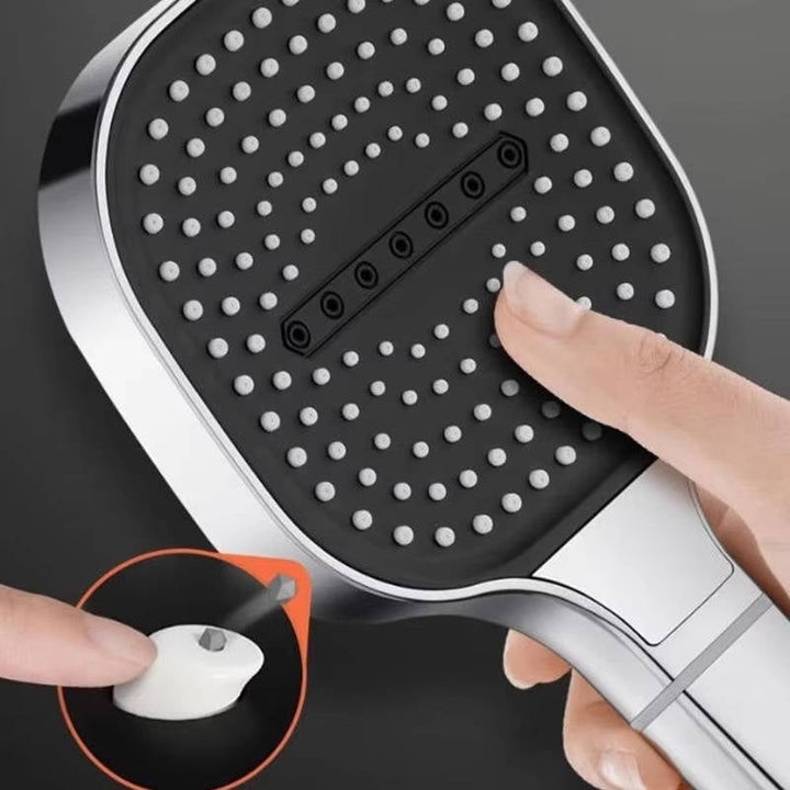 Filtered Shower Head with Adjustable Spray Modes and High Pressure Design