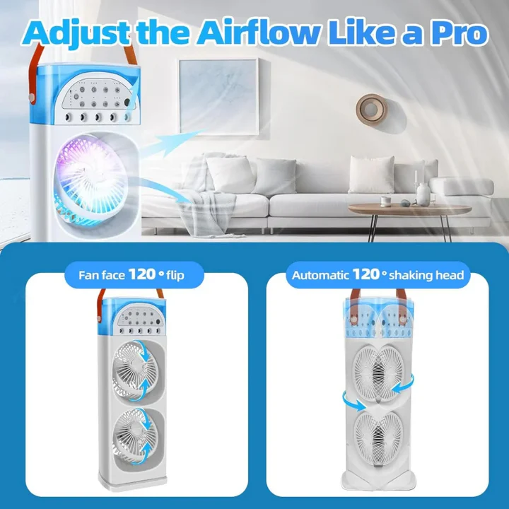 Compact Air Conditioner with Built-In Humidifier